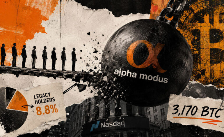 A Nasdaq firm is issuing 10 new shares for every old one to buy Bitcoin