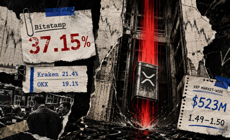 XRP crashes 37% in one Bitstamp wick while the wider market tells a different story