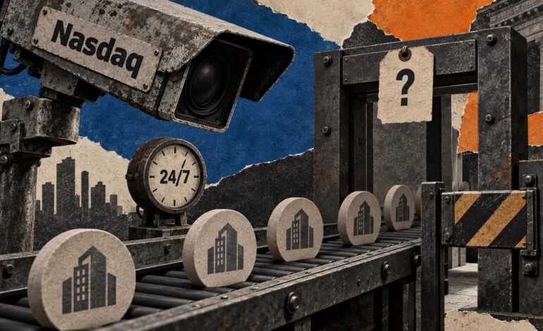 Nasdaq market surveillance cannot settle tokenized rules